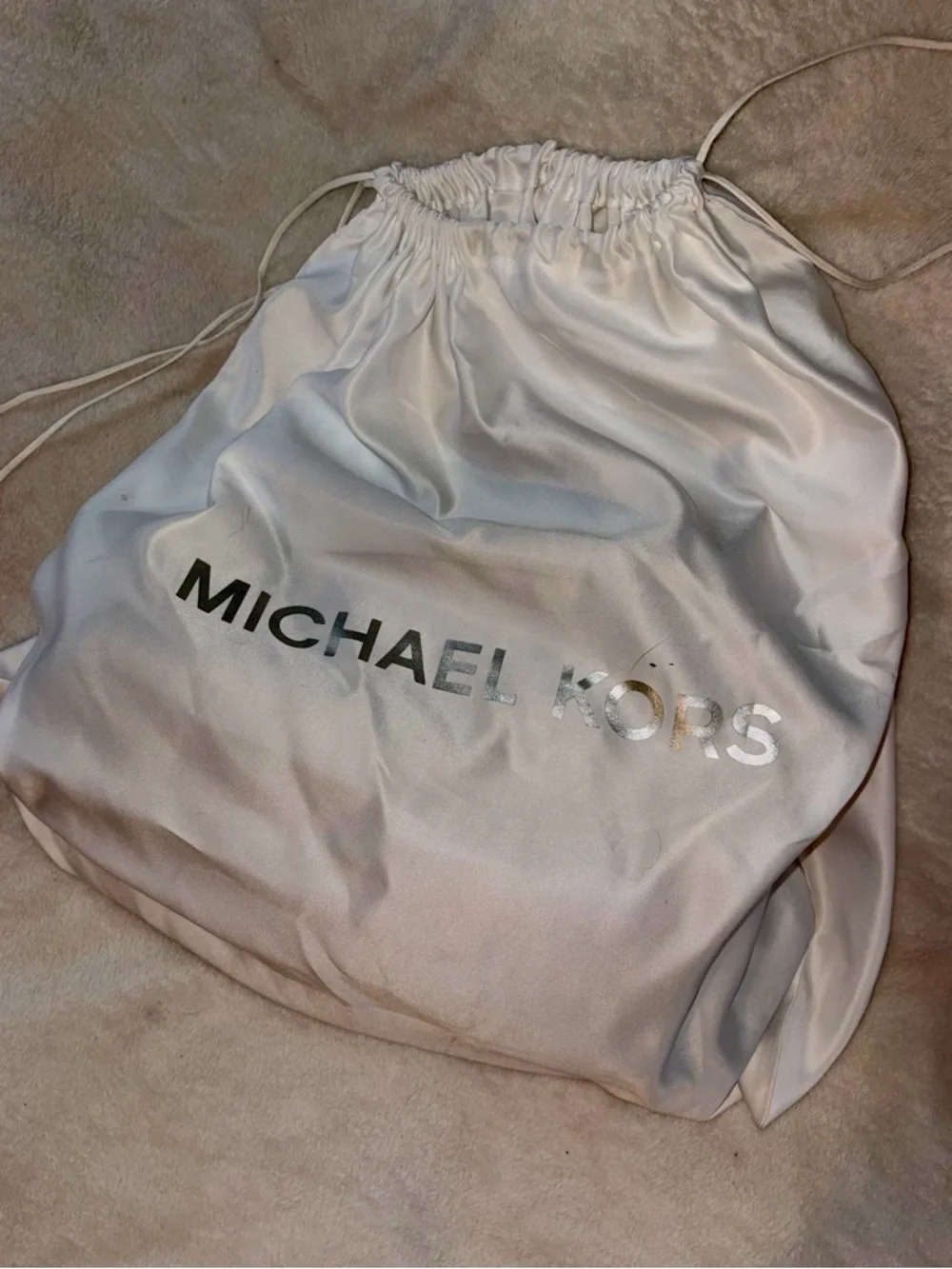 Michael Kors Raven Leather Bag Matching Wallet